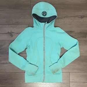 blue & black lululemon sweaters maybe sizes 2/4. pink lululemon jacket size 4.